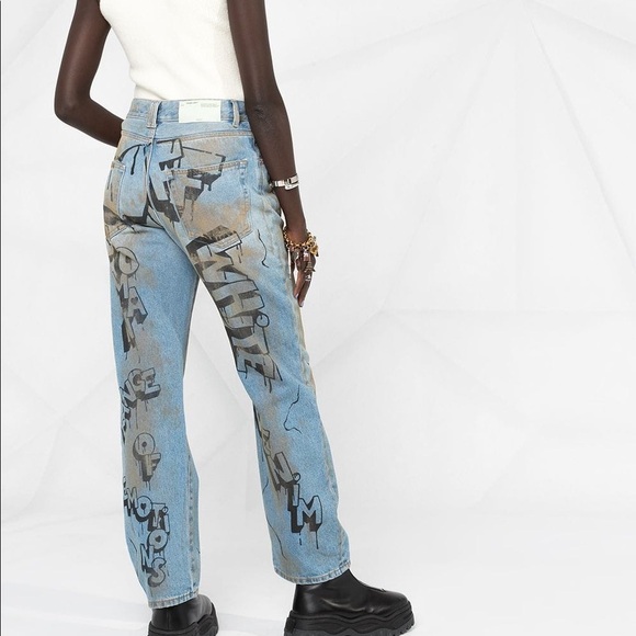 Off-White graffiti jeans - Picture 2 of 13
